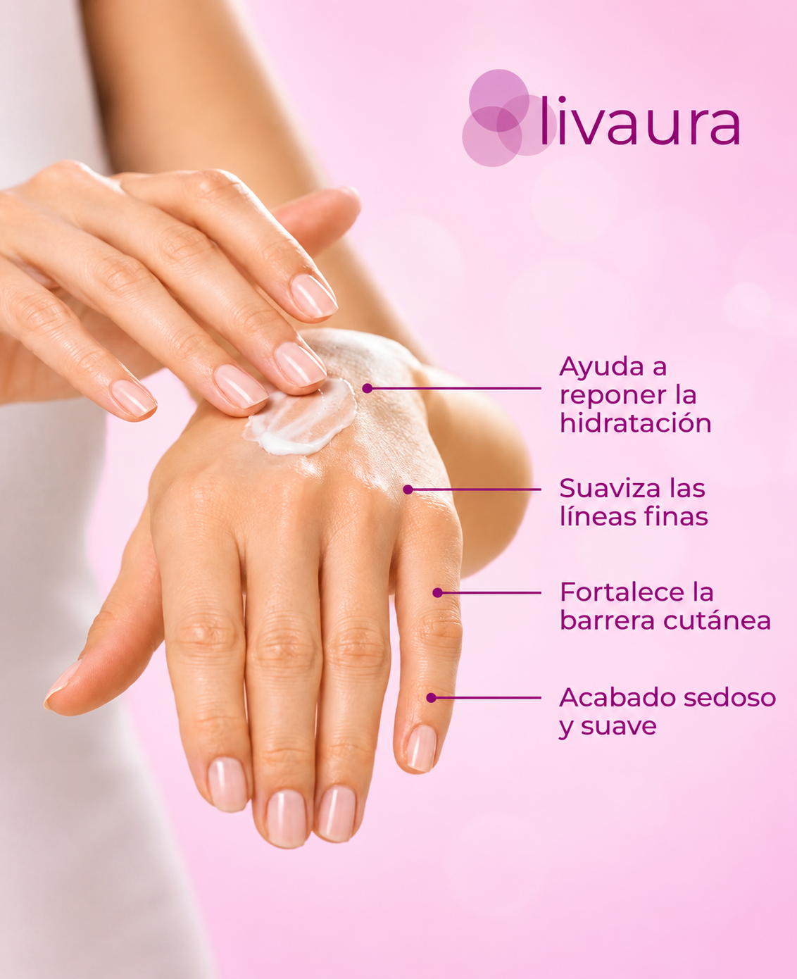 Crema Hidratante de Manos con Retinol y Vitaminas A, C y E